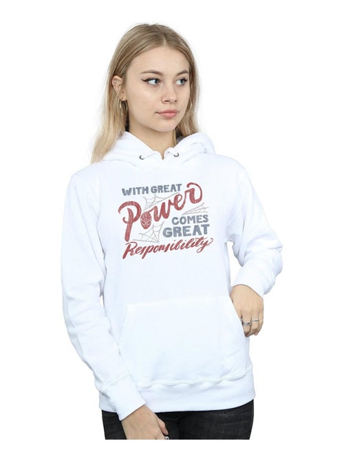 Marvel - Sweat à capuche GREAT RESPONSIBILITY - Kiabi