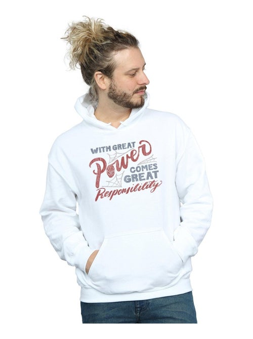 Marvel - Sweat à capuche GREAT RESPONSIBILITY - Kiabi