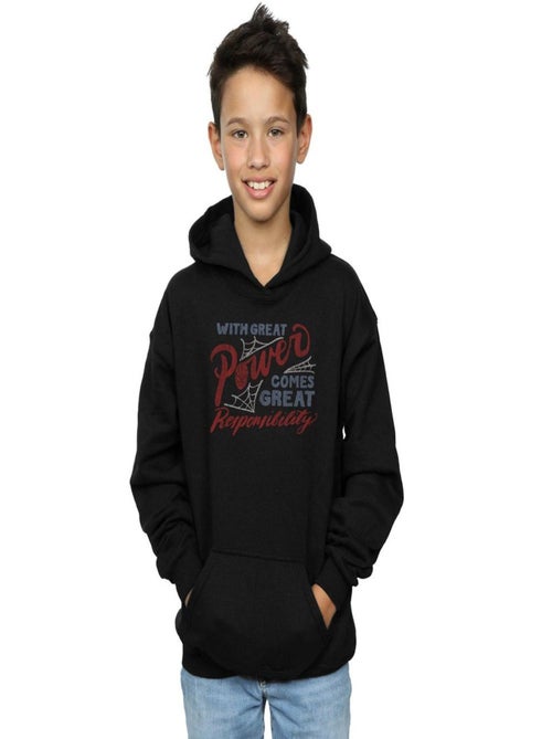 Marvel - Sweat à capuche GREAT RESPONSIBILITY - Kiabi