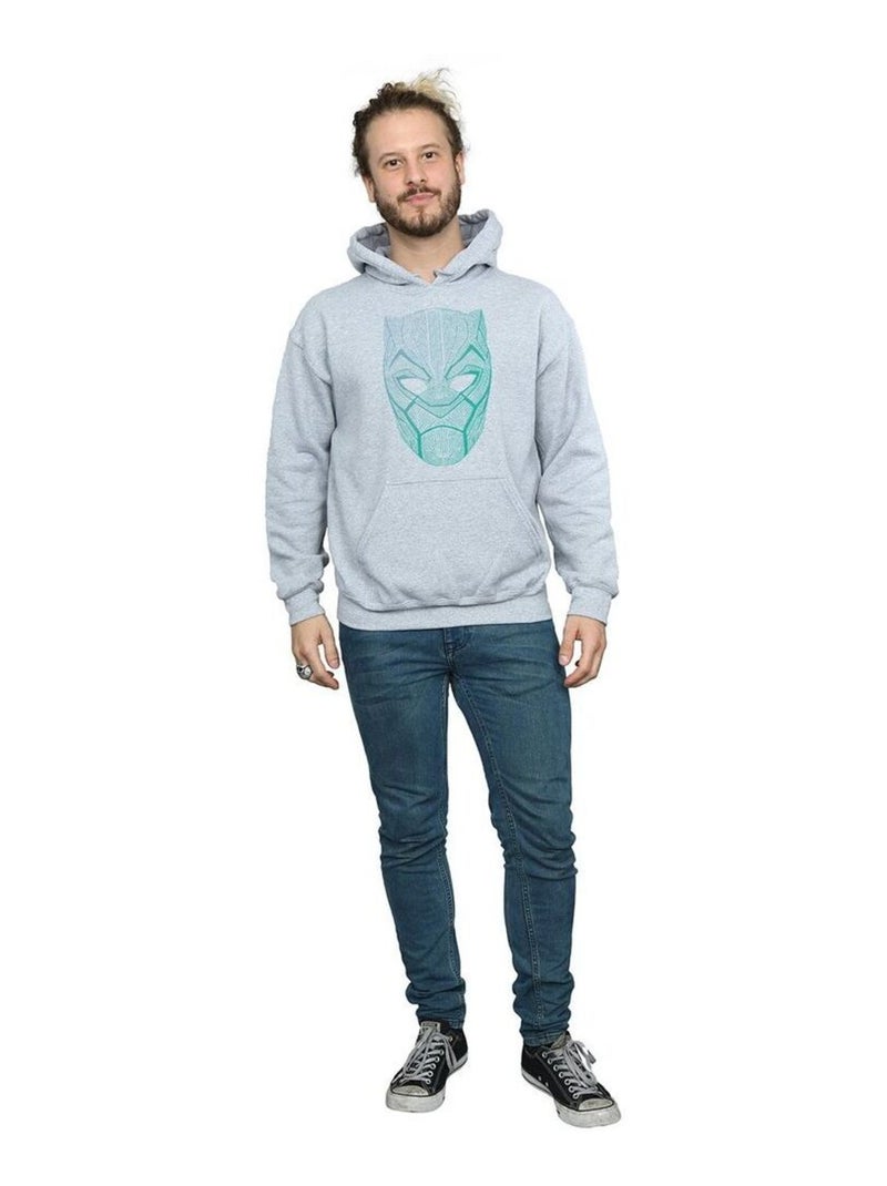 Marvel - Sweat à capuche Gris chiné - Kiabi