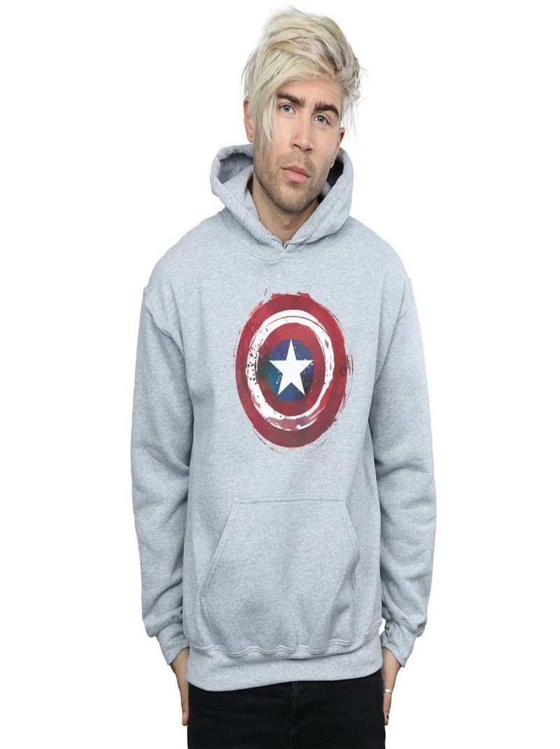 Marvel - Sweat à capuche Gris chiné - Kiabi