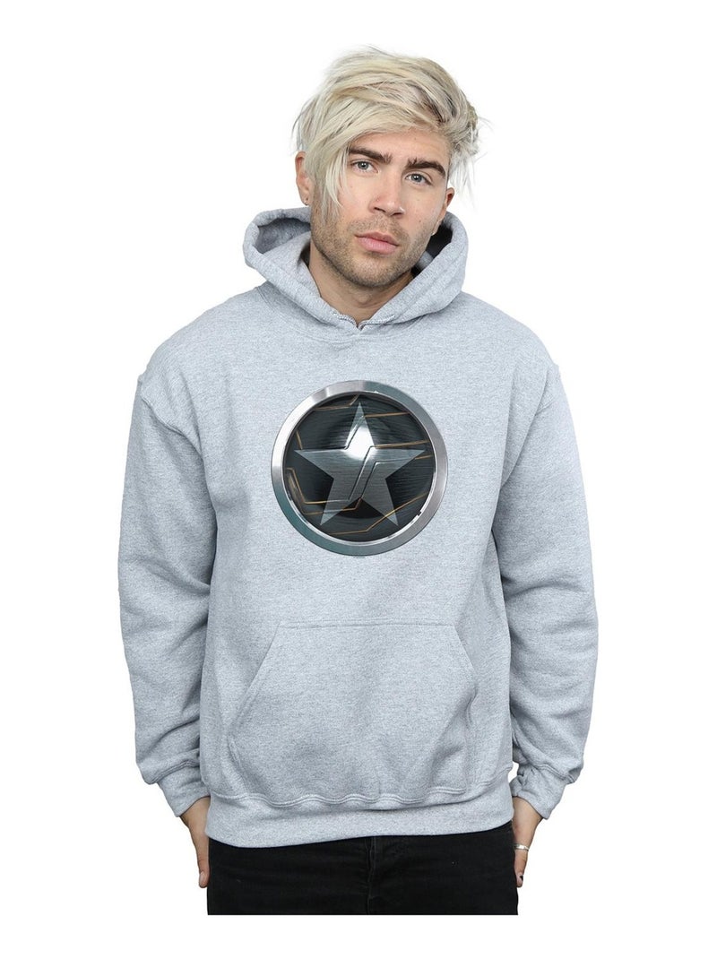 Marvel - Sweat à capuche Gris chiné - Kiabi