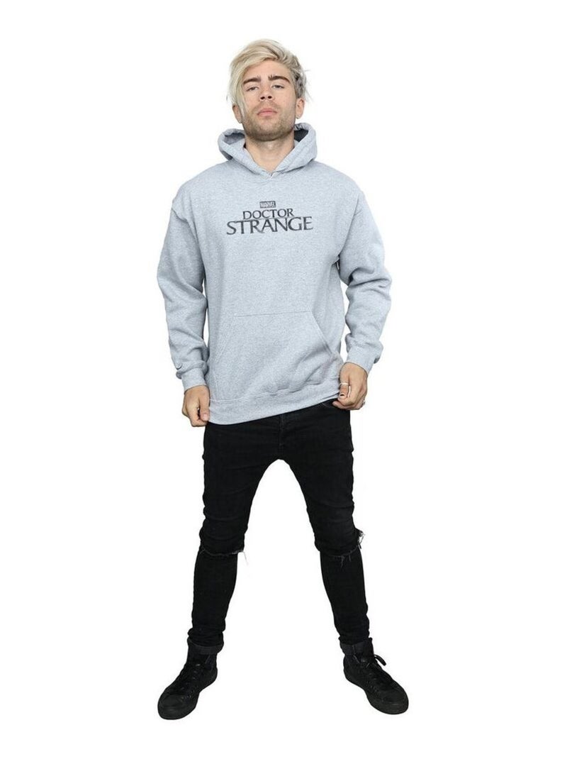 Marvel - Sweat à capuche Gris chiné - Kiabi