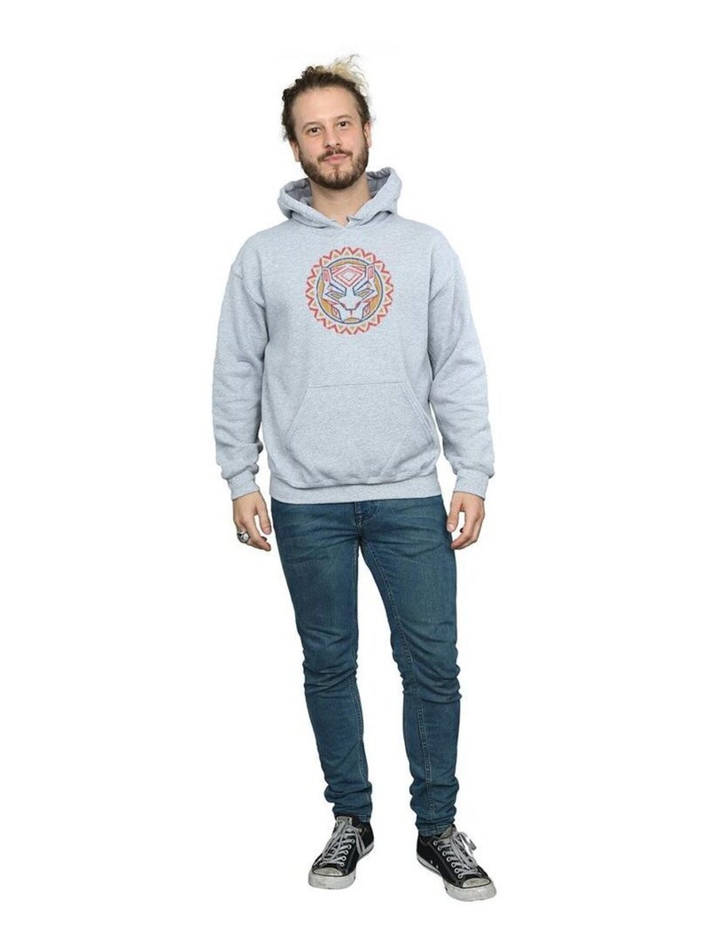 Marvel - Sweat à capuche Gris chiné - Kiabi