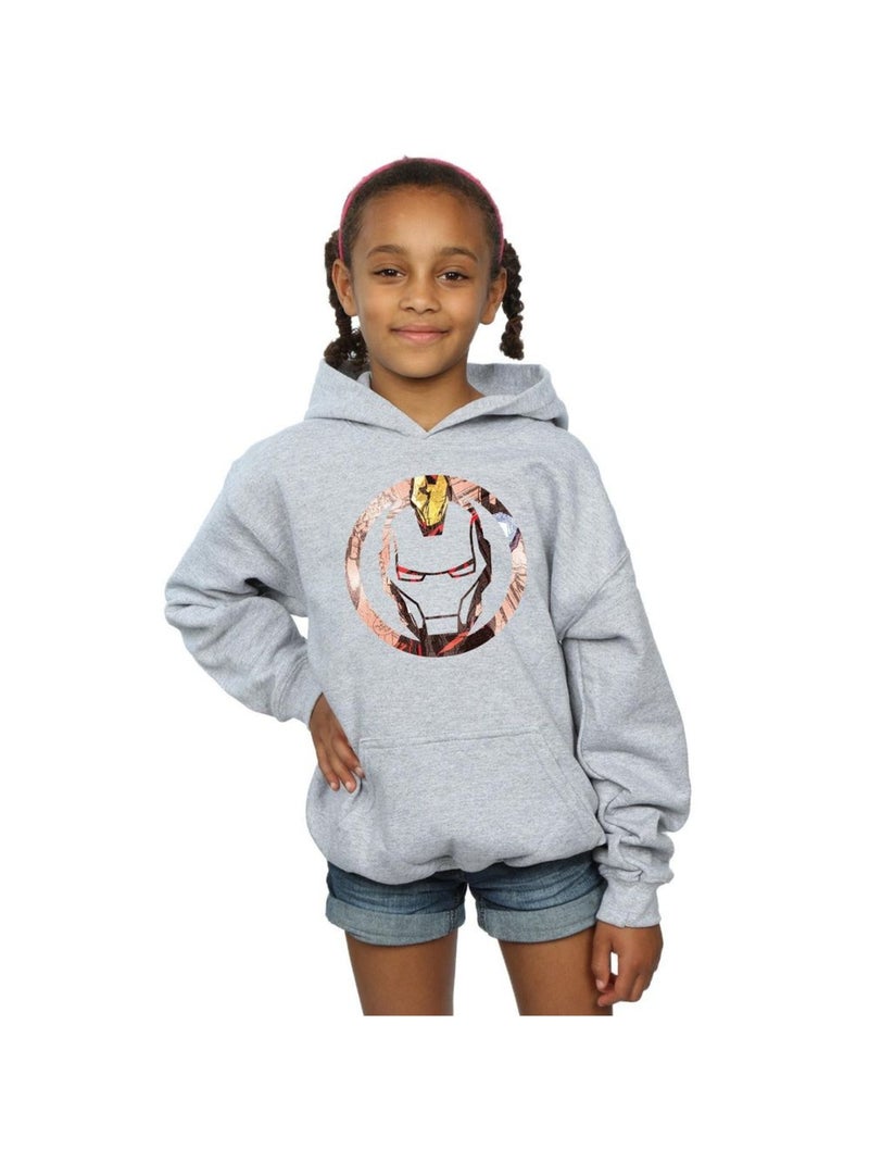 Marvel - Sweat à capuche Gris chiné - Kiabi