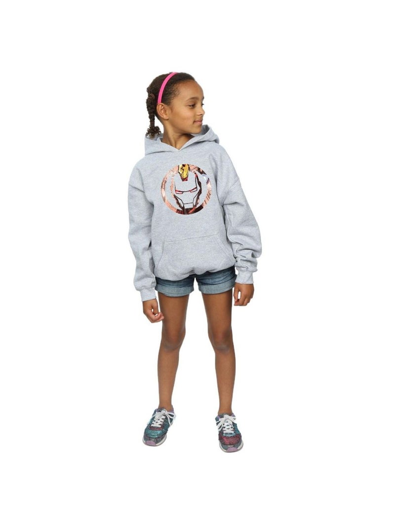 Marvel - Sweat à capuche Gris chiné - Kiabi