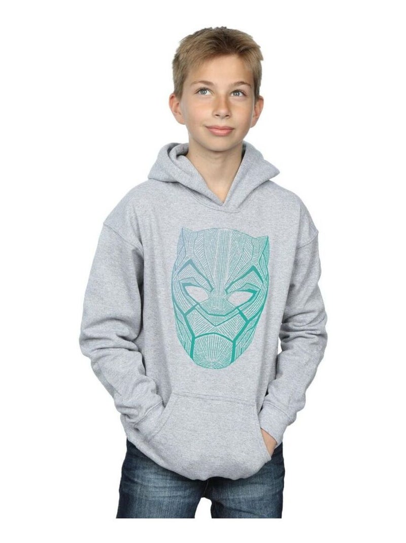 Marvel - Sweat à capuche Gris chiné - Kiabi
