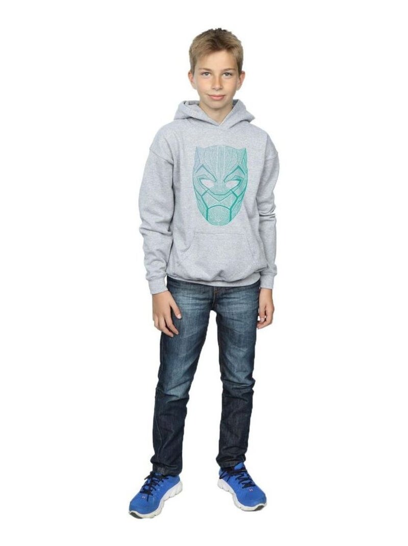 Marvel - Sweat à capuche Gris chiné - Kiabi