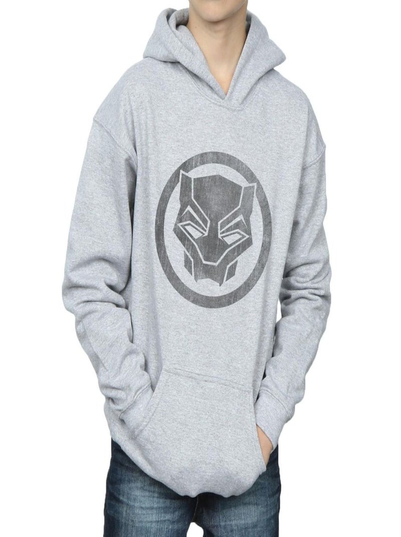 Marvel - Sweat à capuche Gris chiné - Kiabi