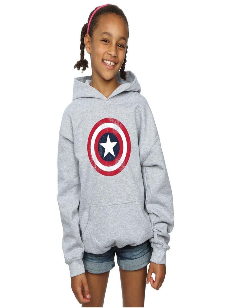 Marvel - Sweat à capuche Gris chiné - Kiabi