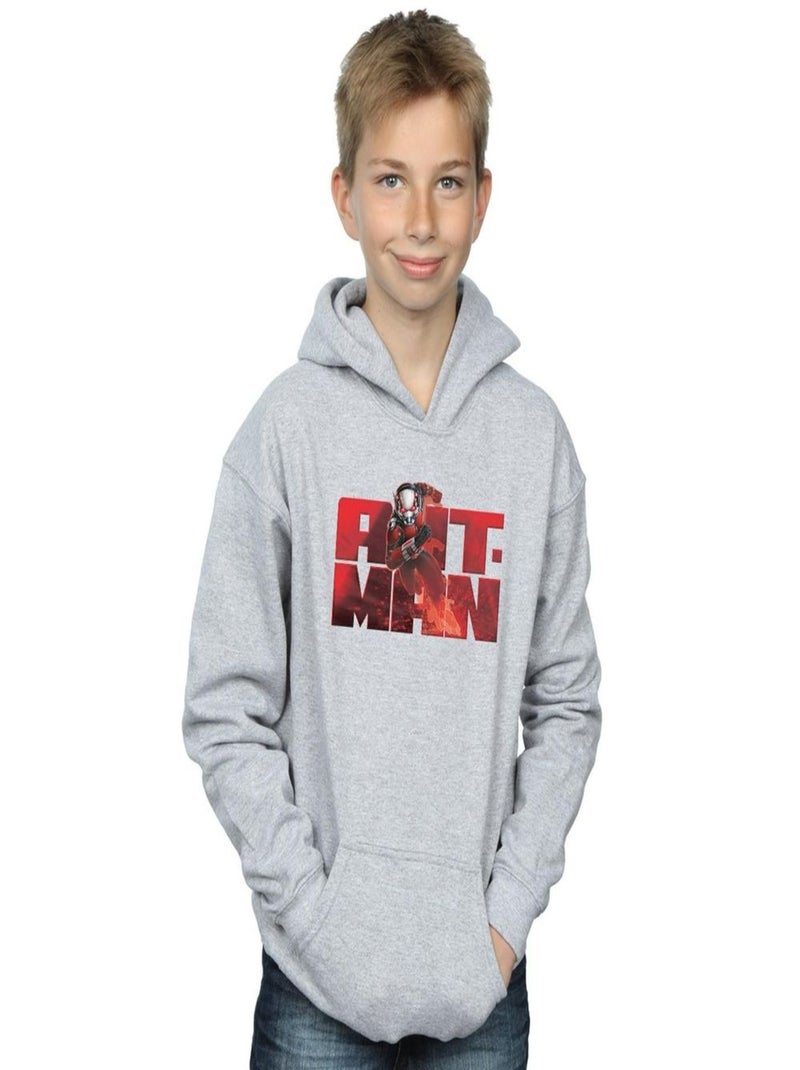 Marvel - Sweat à capuche Gris chiné - Kiabi