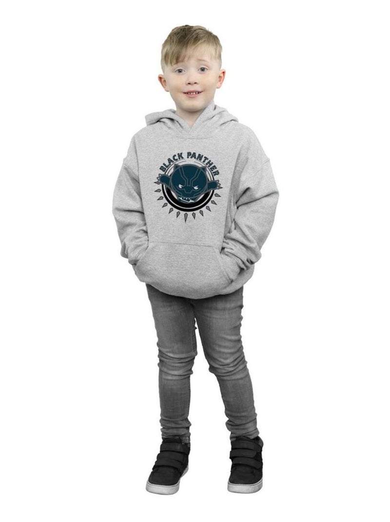 Marvel - Sweat à capuche Gris chiné - Kiabi