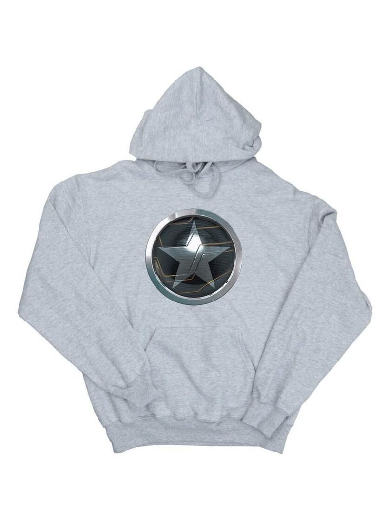 Marvel - Sweat à capuche Gris chiné - Kiabi