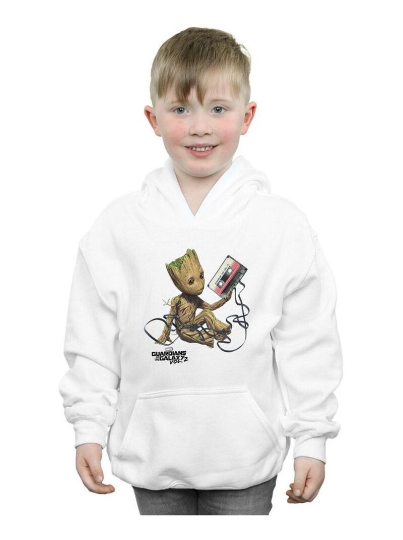 Marvel - Sweat à capuche GUARDIANS OF THE GALAXY Blanc - Kiabi