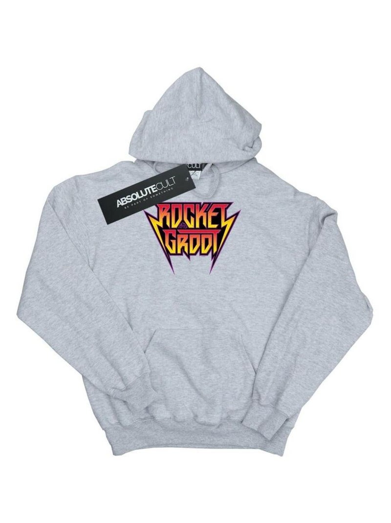 Marvel - Sweat à capuche GUARDIANS OF THE GALAXY Gris chiné - Kiabi