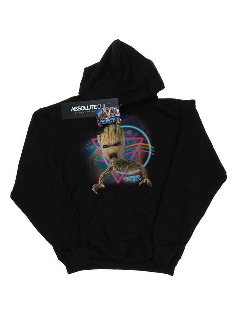 Marvel - Sweat à capuche GUARDIANS OF THE GALAXY Noir - Kiabi