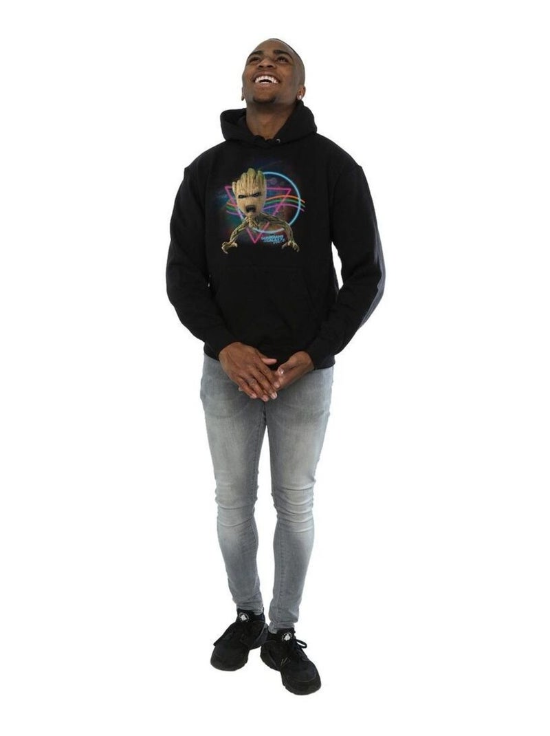 Marvel - Sweat à capuche GUARDIANS OF THE GALAXY Noir - Kiabi