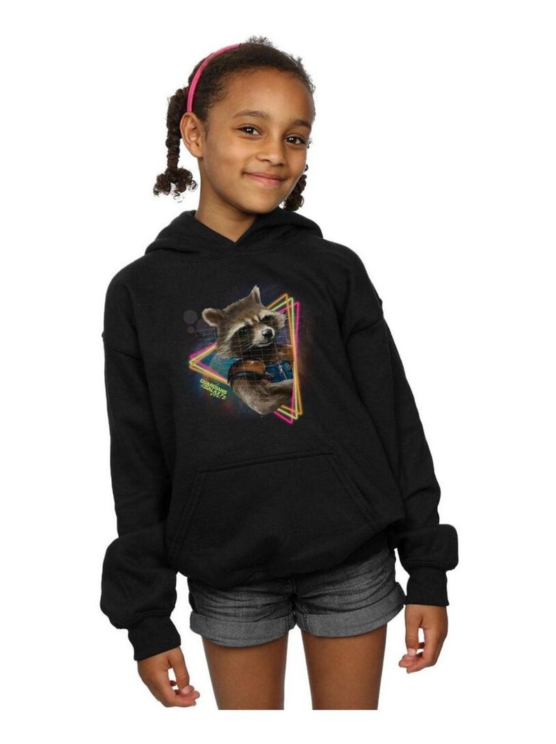 Marvel - Sweat à capuche GUARDIANS OF THE GALAXY Noir - Kiabi