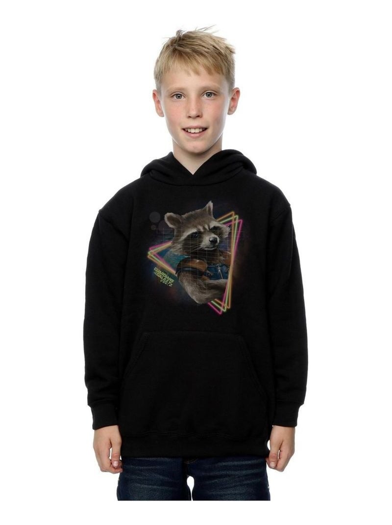 Marvel - Sweat à capuche GUARDIANS OF THE GALAXY Noir - Kiabi
