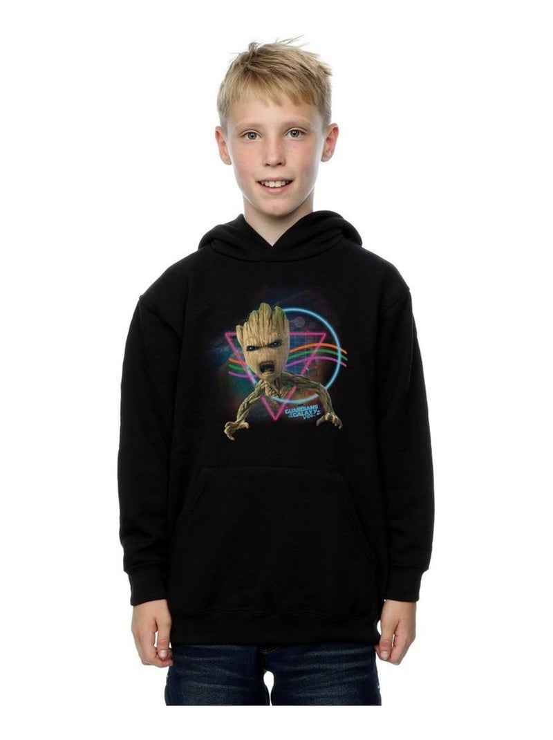 Marvel - Sweat à capuche GUARDIANS OF THE GALAXY Noir - Kiabi