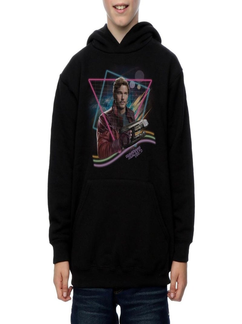 Marvel - Sweat à capuche GUARDIANS OF THE GALAXY Noir - Kiabi