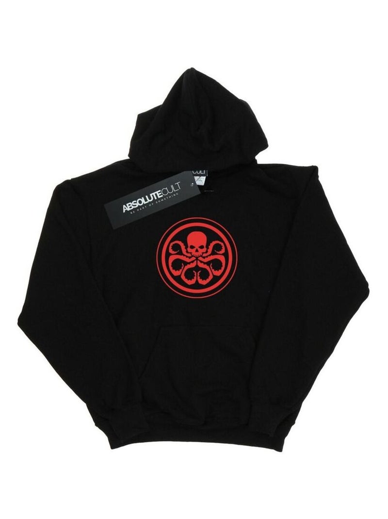 Marvel - Sweat à capuche HYDRA Noir - Kiabi