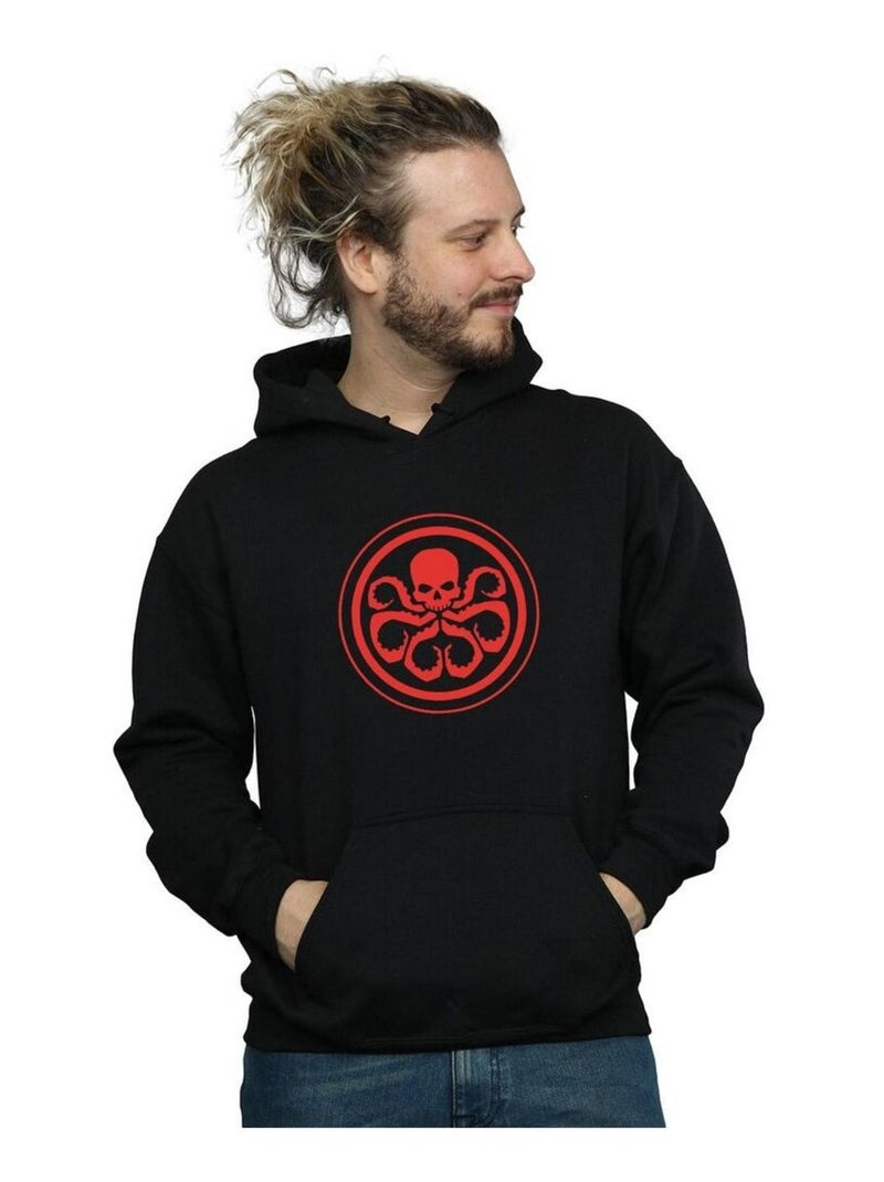 Marvel - Sweat à capuche HYDRA Noir - Kiabi