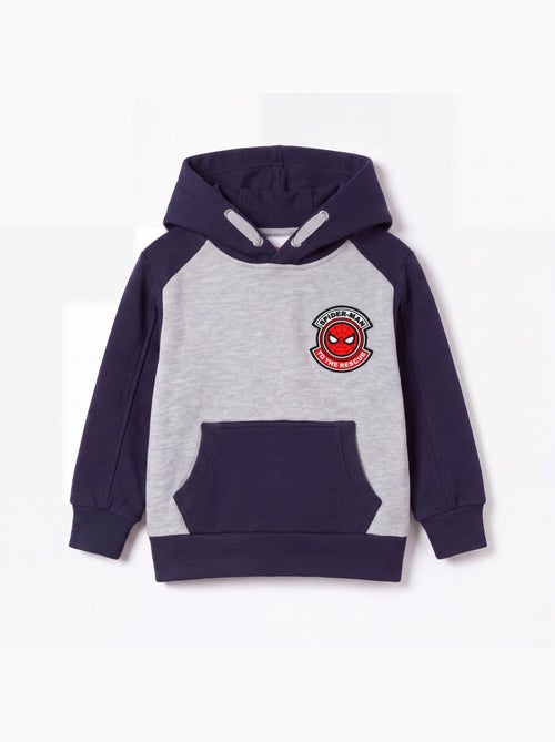 Marvel - sweat à capuche imprimé, manches longues, poche kangourou et finitions bord-côte - Kiabi Marvel - sweat à capuche imprimé, manches longues, poche kangourou et finitions bord-côte - Kiabi