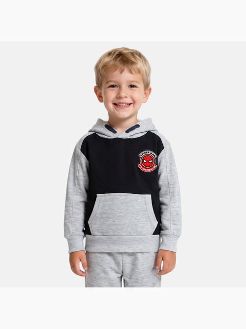 Marvel - sweat à capuche imprimé, manches longues, poche kangourou et finitions bord-côte - Kiabi Marvel - sweat à capuche imprimé, manches longues, poche kangourou et finitions bord-côte - Kiabi