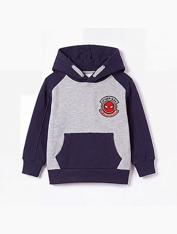 Marvel - sweat à capuche imprimé, poche kangourou