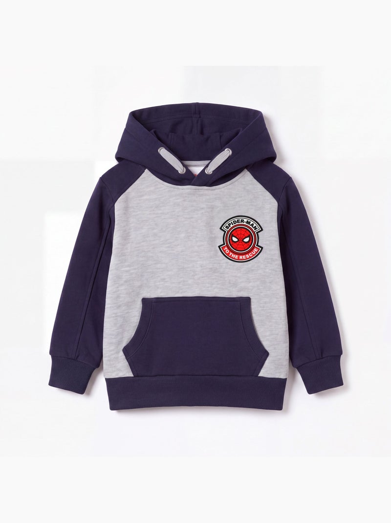 Marvel - sweat à capuche imprimé, poche kangourou Bleu marine - Kiabi
