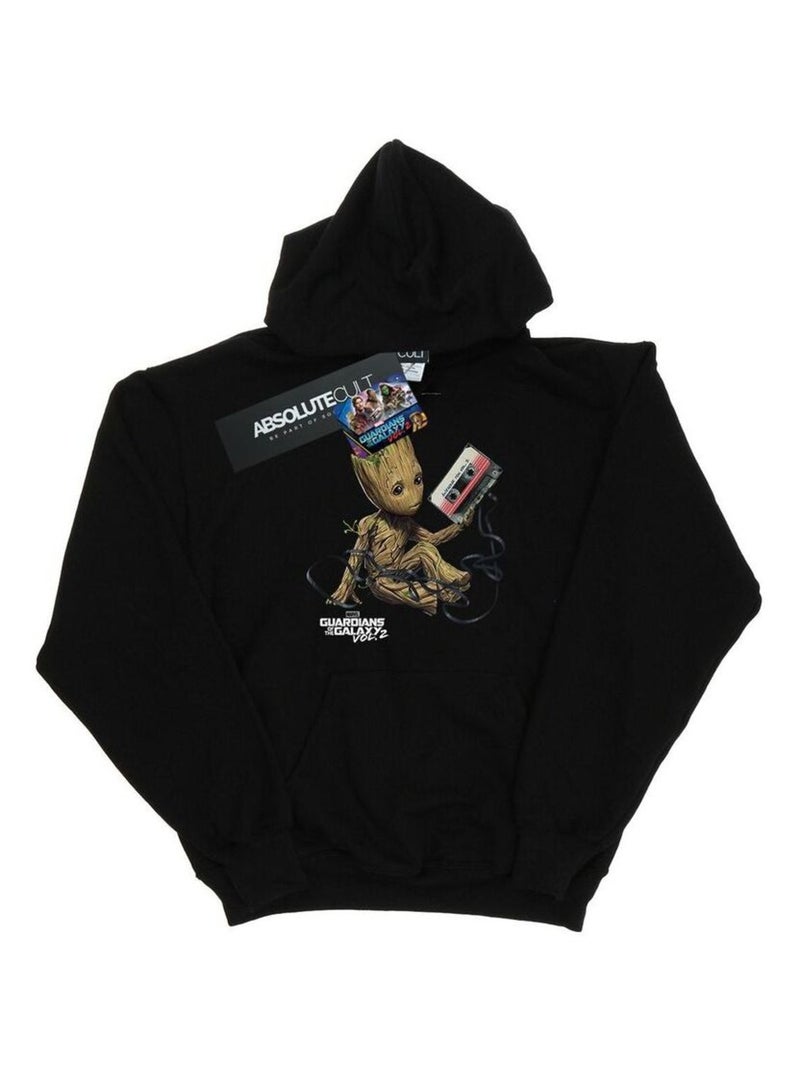 Marvel - Sweat à capuche Les Gardiens de la Galaxie Noir - Kiabi
