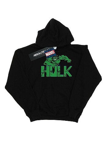 Marvel - Sweat à capuche motif Hulk pixelisé