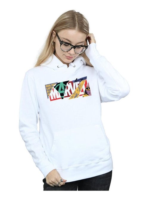 Marvel - Sweat à capuche motif/style logo - Kiabi