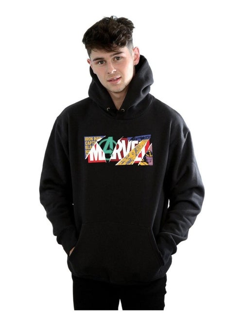 Marvel - Sweat à capuche motif/style logo - Kiabi