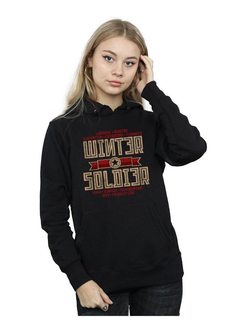 Marvel - Sweat à capuche Noir - Kiabi