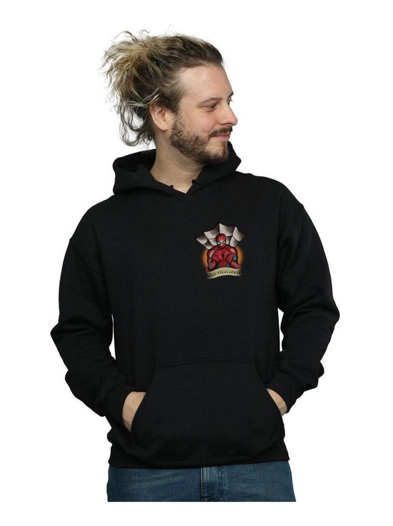 Marvel - Sweat à capuche Noir - Kiabi