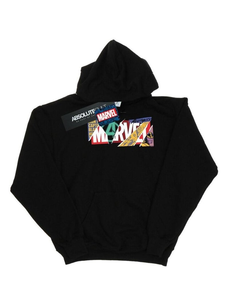 Marvel - Sweat à capuche Noir - Kiabi