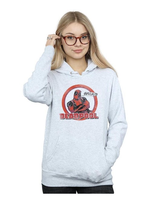 Marvel - Sweat à capuche SERIOUSLY - Kiabi