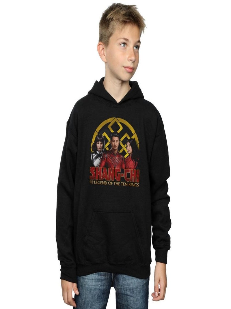 Marvel - Sweat à capuche SHANG-CHI AND THE LEGEND OF THE TEN RINGS Noir - Kiabi