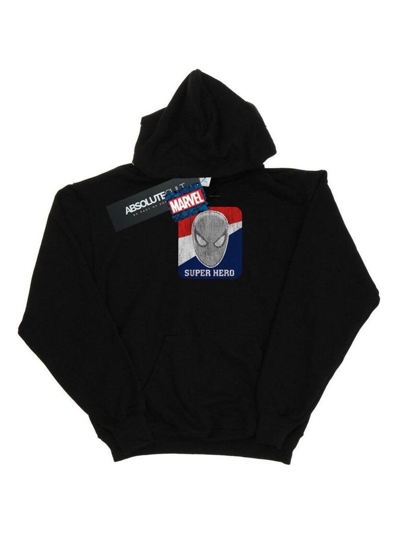Marvel - Sweat à capuche SPIDER-MAN Noir - Kiabi