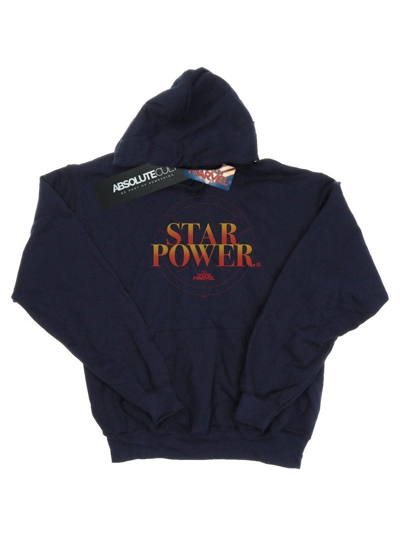 Marvel - Sweat à capuche STAR POWER Bleu marine - Kiabi