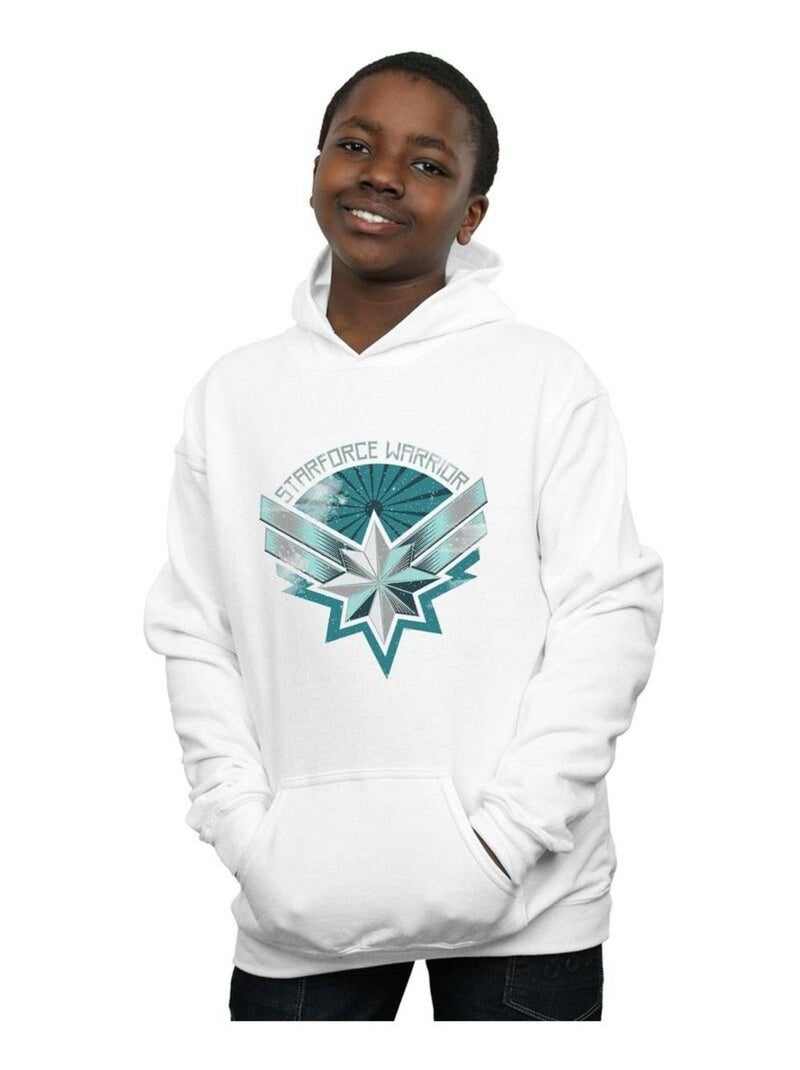 Marvel - Sweat à capuche STARFORCE WARRIOR Blanc - Kiabi