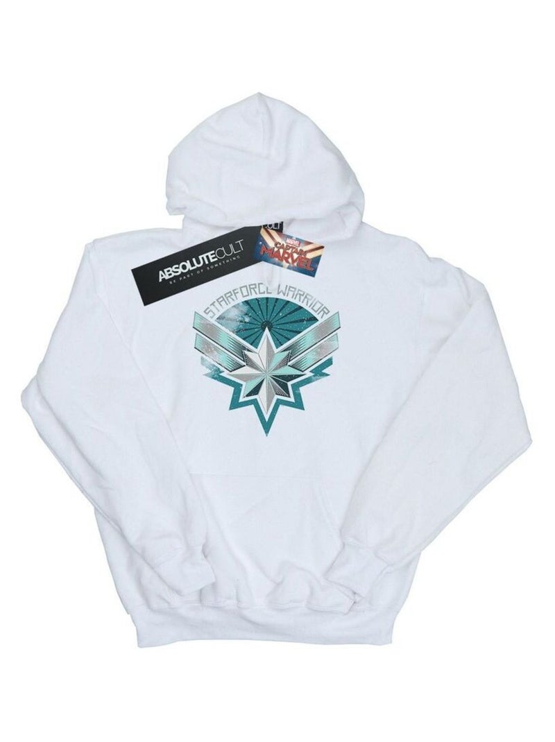 Marvel - Sweat à capuche STARFORCE WARRIOR Blanc - Kiabi