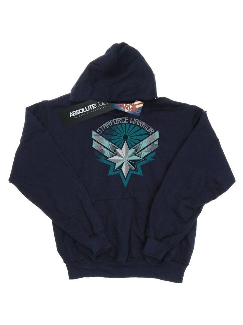 Marvel - Sweat à capuche STARFORCE WARRIOR Bleu marine - Kiabi