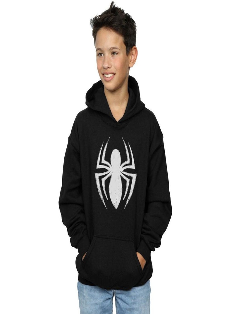 Marvel - Sweat à capuche ULTIMATE SPIDER Noir - Kiabi