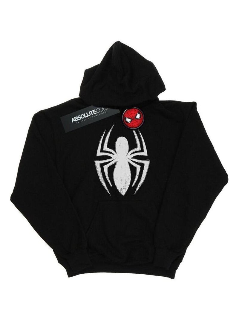 Marvel - Sweat à capuche ULTIMATE SPIDER Noir - Kiabi