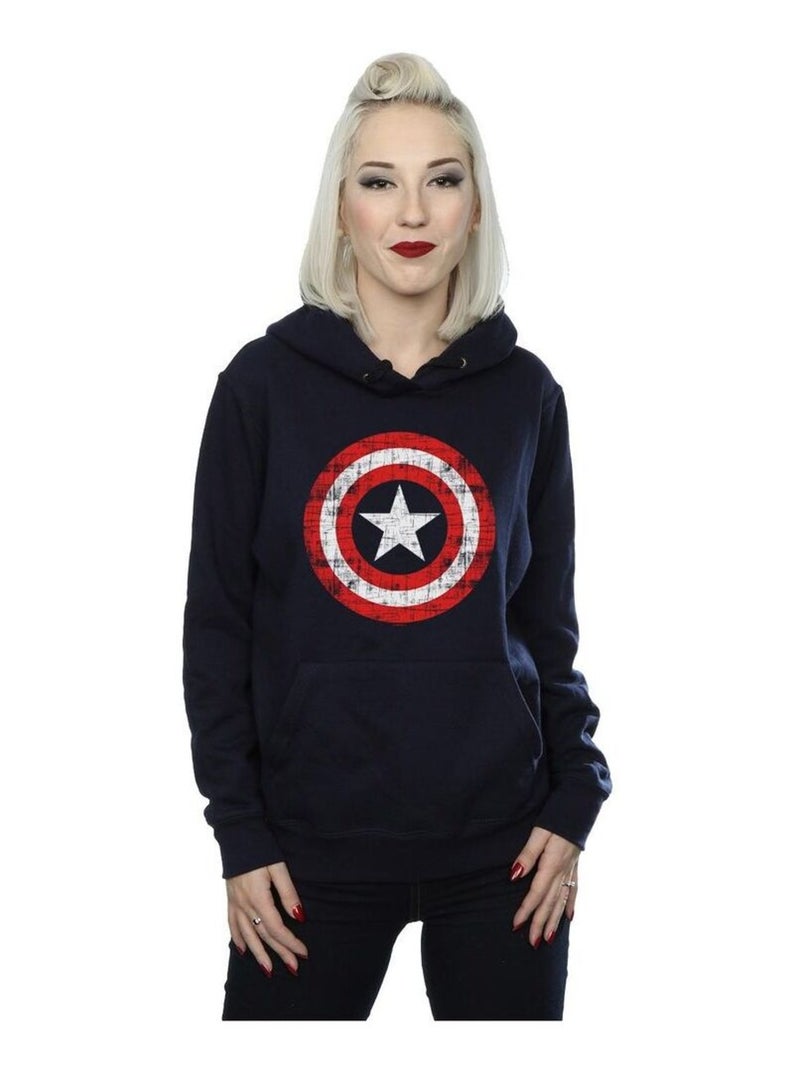 Marvel - Sweat à capuche Vengeurs Bleu marine - Kiabi