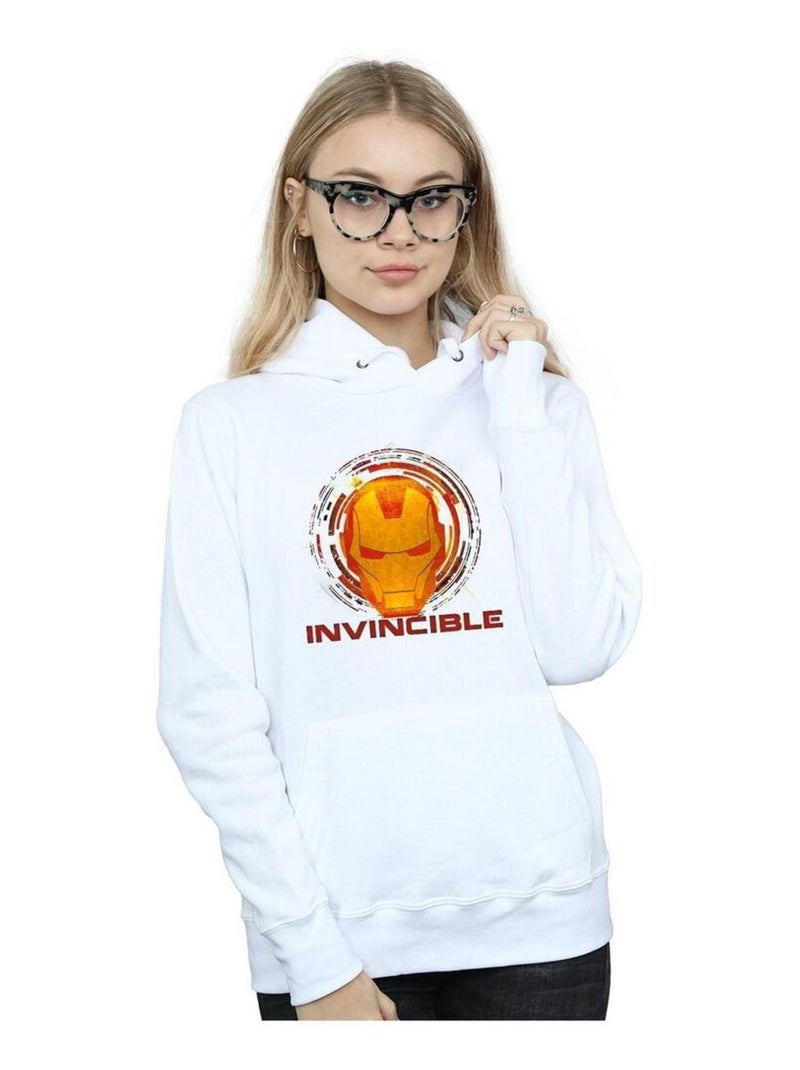 Marvel - Sweat à capuche Vengeurs INVINCIBLE Blanc - Kiabi