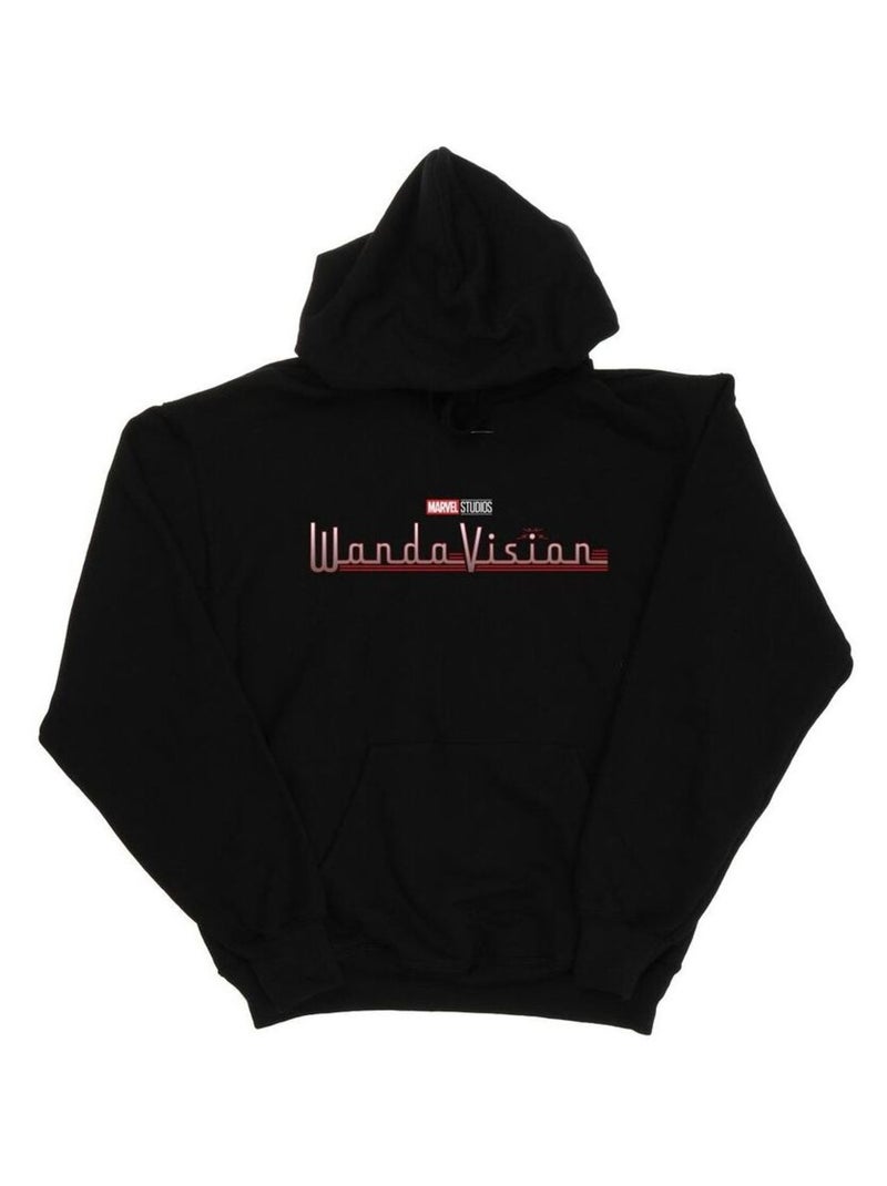 Marvel - Sweat à capuche WANDAVISION Noir - Kiabi
